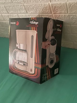 Cafetera Fagor Vinttage Goteo Cream ¡Exclusivo!