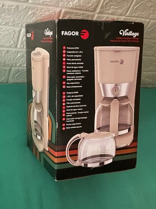 Cafetera Fagor Vinttage Goteo Cream ¡Exclusivo!