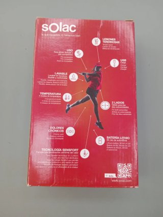 Muñequera deportiva Solac Thermosport