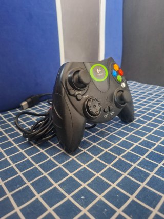 XBOX CLÁSICA MANDO LOGITECH 1° MODELO