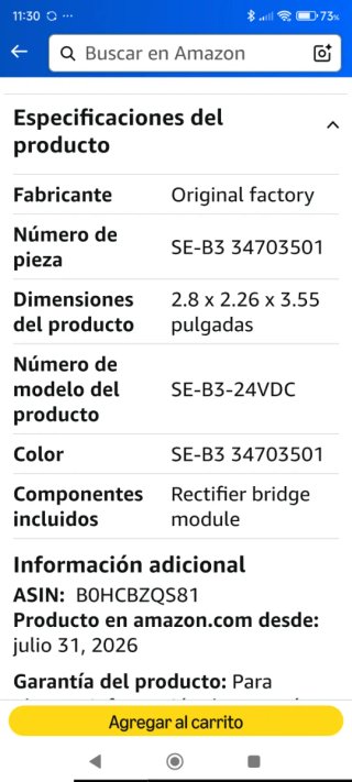 Módulo Protección BITZER SE-B3 34703501