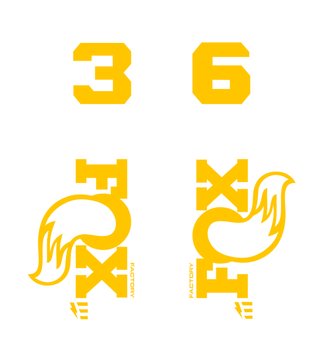 Pegatinas Fox 36 factory e-bike