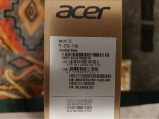 Portátil Acer Aspire F15 Negro Nuevo