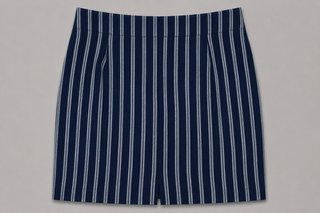 Falda Pull&Bear rayas blancas Talla S