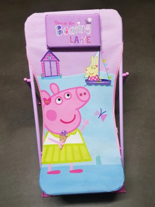 Tumbona Plegable Peppa Pig Playa