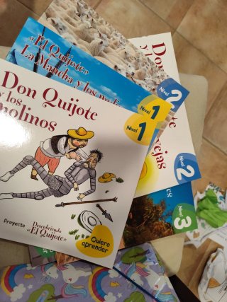 Descubriendo El Quijote nivel 1,2 y 3