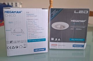 2 Focos LED MEGAMAN CHICO 4W Blanco
