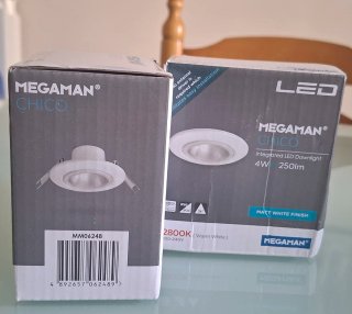 2 Focos LED MEGAMAN CHICO 4W Blanco
