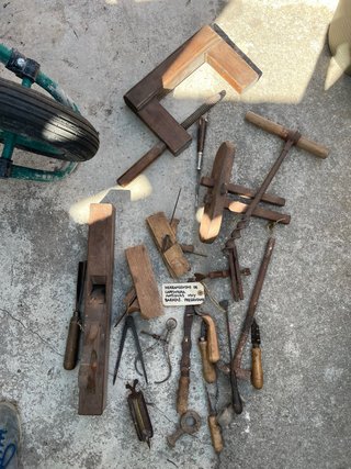 Herramientas antiguas carpintería