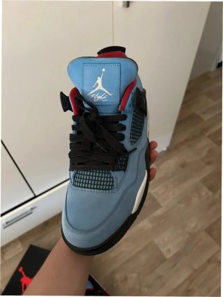 Jordan Retro 4 Azul Talla 45