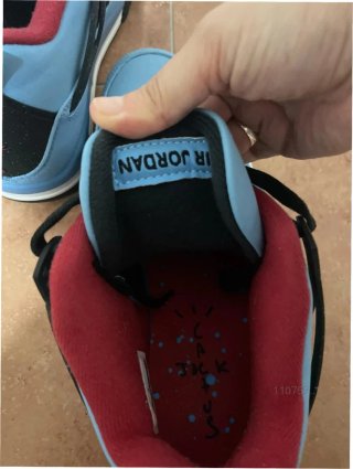 Jordan Retro 4 Azul y Negro Talla 42