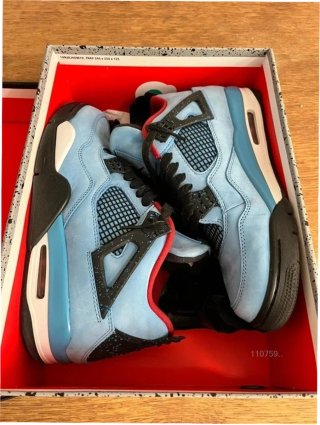 Air Jordan 4 Azul Talla 38