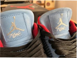 Air Jordan 4 Azul Talla 38