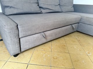 Sofá cama esquinero IKEA FRIHETEN gris