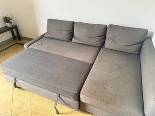 Sofá cama esquinero IKEA FRIHETEN gris