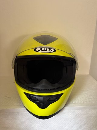 Casco Moto Amarillo Talle L JEB'S