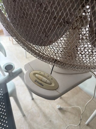 Ventilador Firstline Plata y Blanco