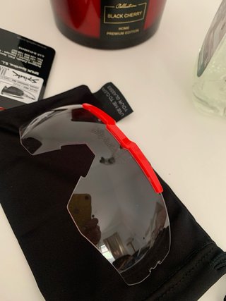 Gafas deportivas rojas ciclismo SPIUK PROFIT
