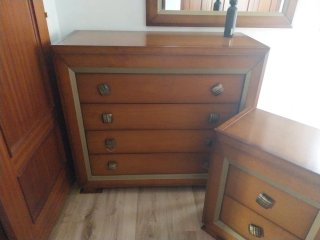 Dormitorio Matrimonio Madera Cama 150