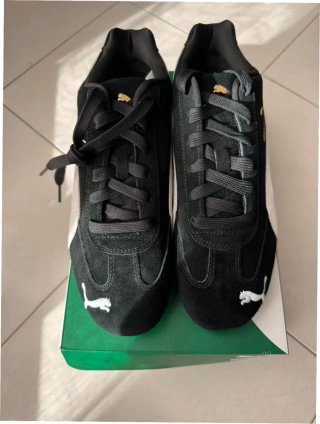 Puma Speedcat Talla 42 Negro/Blanco