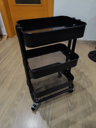 Carrito Raskog Ikea Negro