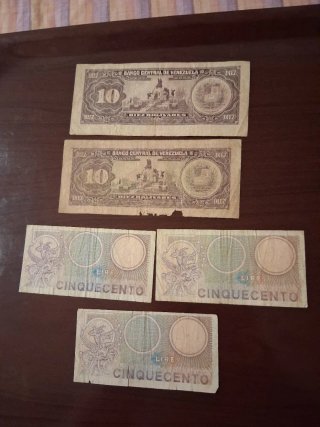 Lote Billetes Antiguos Varios Países
