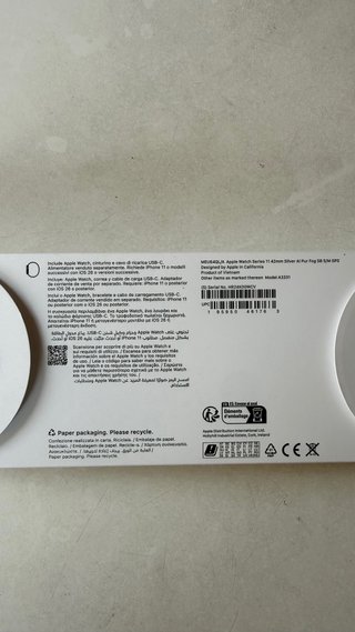 Apple Watch Series 11 42mm Aluminio Purpura.