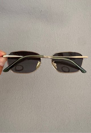 Gafas de Sol Armani Hombre Doradas Verdes Pequeñas