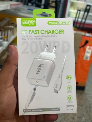 Cargador GreenLyca PD Fast Charger 20W