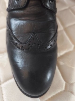 Botines Martinelli Negros Piel Cordones