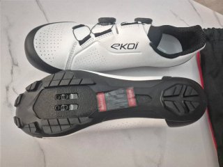 Zapatillas Ciclismo Ekoi BOA Blancas talla 42