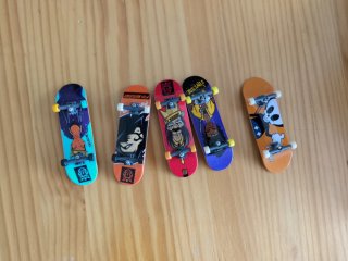 5 Tech Decks y Rampa Desmontable