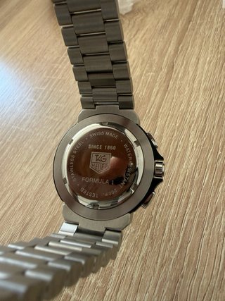 TAG Heuer Cronógrafo Negro/Plata