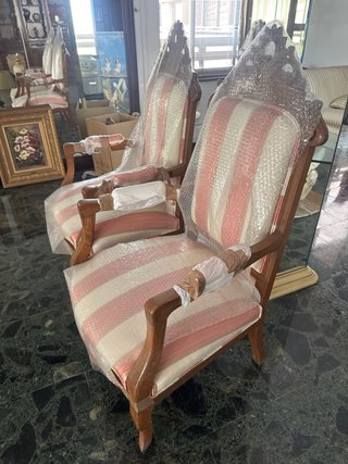 Juego de 2 sillas de salón