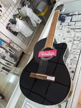 Guitarra Electroacústica Cutaway Negra...