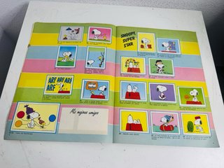 Álbum Cromos I Love Snoopy Panini 1987