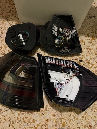 Faros LED Negros Ahumados BMW Serie 1 Recambios