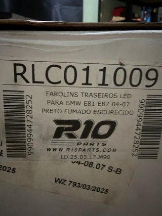 Faros LED Negros Ahumados BMW Serie 1 Recambios