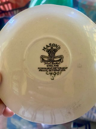 Mason's Ironstone Vajilla Inglesa Antigua