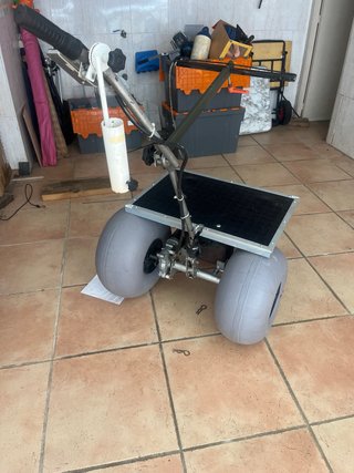 Carro de pesca modificado eléctrico