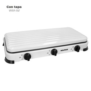 Cocina Gas Portátil 3 Fuegos