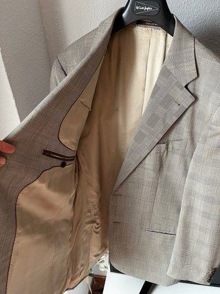 Americana Pedro del Hierro Beige Cuadros