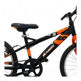 BICILETA JUNIOR 20" DENBIKE TWENTY FIRST NARANJA Y NEGRA
