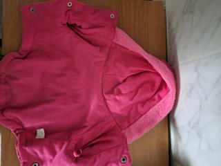 Traje para perro rosa