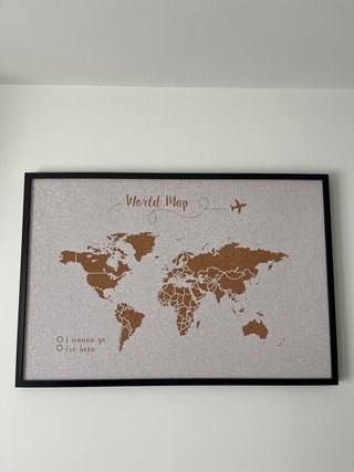 Mapa Mundi Corcho con Marco