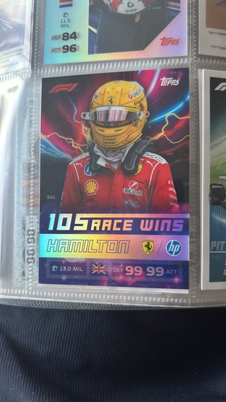 F1 Turbo Attax 2026 - Hamilton 105 Race Wins