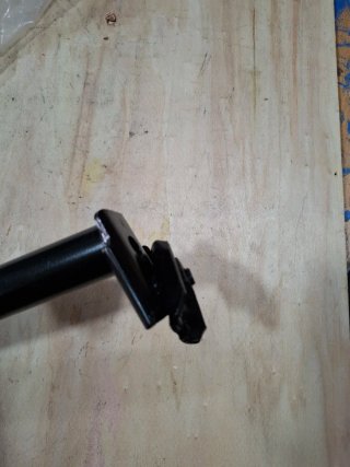 Tija sillín bicicleta negra