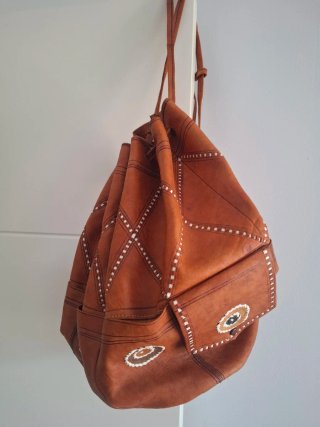 Bolso de cuero vintage años 90