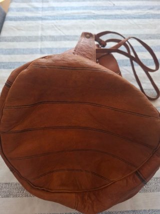 Bolso de cuero vintage años 90