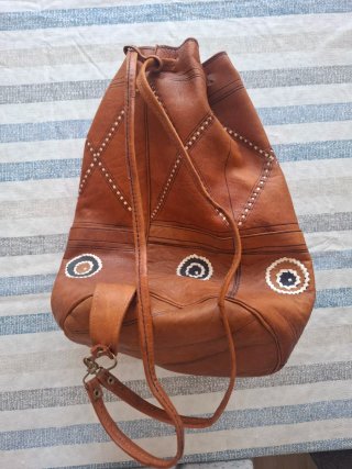 Bolso de cuero vintage años 90